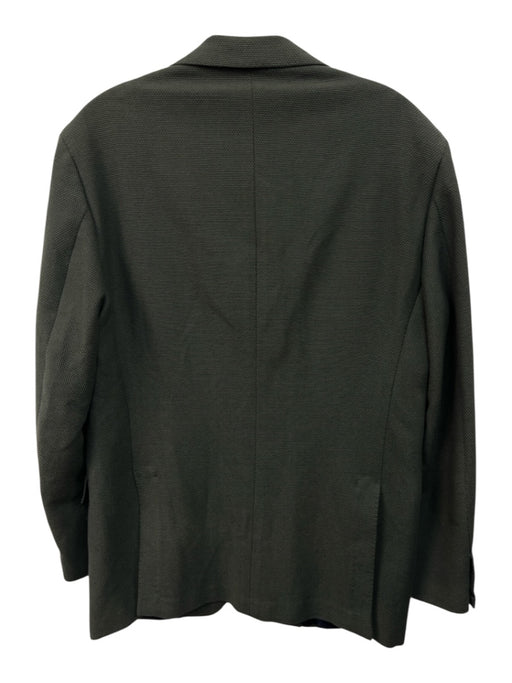 Sid Mashburn Green Wool Blend Solid 2 Button Men's Blazer Green / 52L