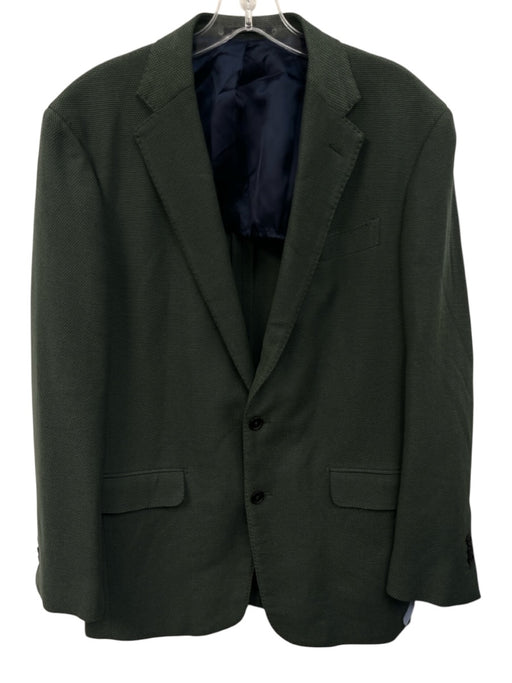 Sid Mashburn Green Wool Blend Solid 2 Button Men's Blazer Green / 52L