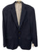 Brooks Brothers Navy Blue Wool Blend Solid 2 Button Men's Blazer Navy Blue / 42L