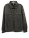 Peter Millar Size L Gray Cotton Blend Quilted Button Up Men's Jacket Gray / L