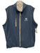 Peter Millar Size L Blue Synthetic Solid Vest Athleisure Men's Jacket Blue / L
