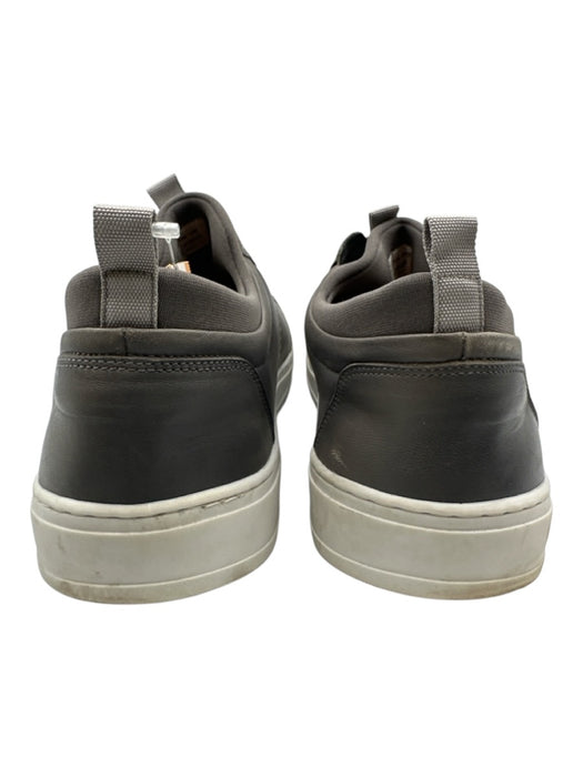 Martin Dingman Shoe Size 10 AS IS Gray & White Leather Solid Low Top Men's Shoes Gray & White / 10