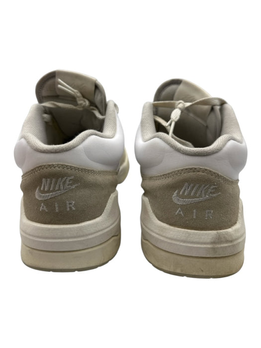 Nike Shoe Size 10.5 AS IS White & Gray Leather Solid Men's Shoes White & Gray / 10.5