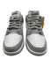 Nike Shoe Size 10.5 White, Gray & Black Leather Solid Low Top Men's Shoes White, Gray & Black / 10.5