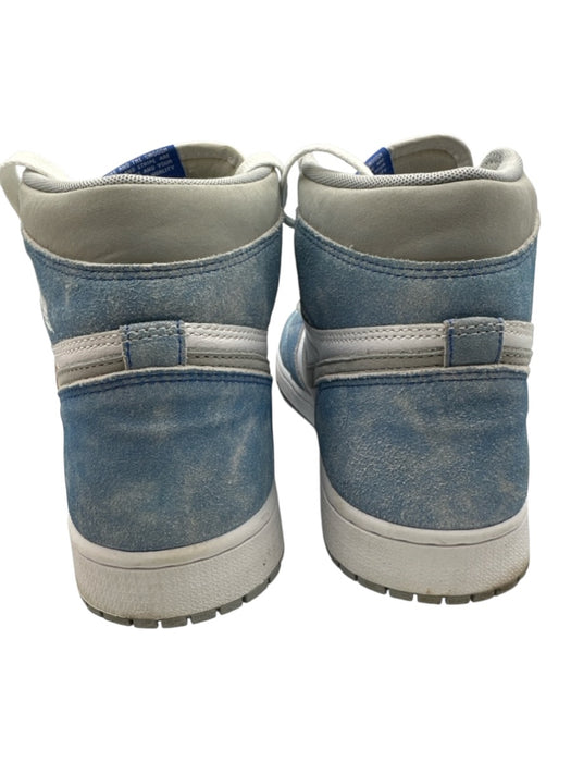 Jordan Shoe Size 10.5 White, Blue & Gray Suede Solid High Top Men's Shoes White, Blue & Gray / 10.5