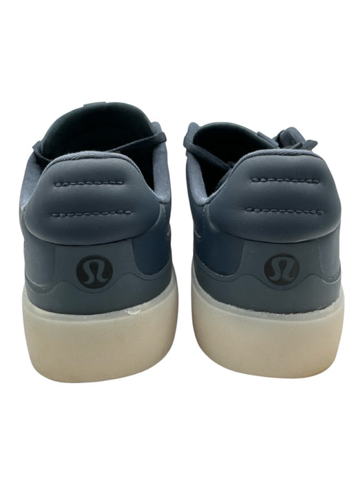 Lululemon Shoe Size 11 AS IS Navy Blue & Gray Leather Solid Low Top Men's Shoes Navy Blue & Gray / 11