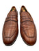 Berteil Shoe Size 44 Brown Leather Solid Low Top Men's Shoes Brown / 44