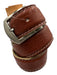 L.E.N. Brown Bison Leather Men's Belt Brown