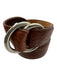 W Kleinberg Brown Bison Solid Men's Belt Brown