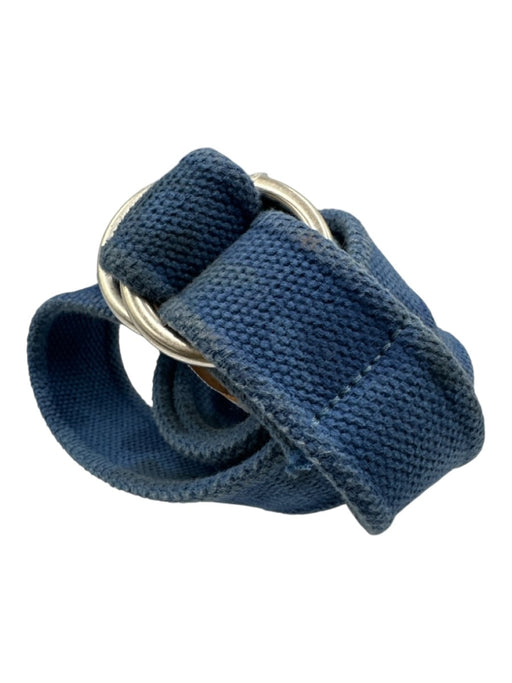 Peter Millar Blue Canvas Men's Belt Blue