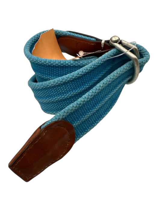 Johnnie O Blue Canvas Men's Belt Blue