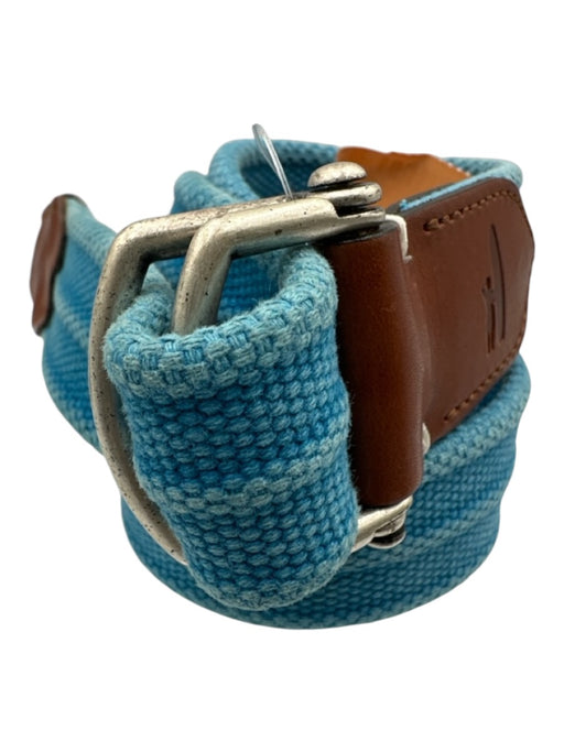 Johnnie O Blue Canvas Men's Belt Blue
