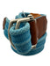Johnnie O Blue Canvas Men's Belt Blue