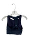 Alo Size XS Navy Polyester Blend Built in bra Racerback Cropped Athletic Top Navy / XS