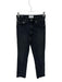 Agolde Size 25 Black Organic Cotton Blend High Waist Straight Leg Jeans Black / 25