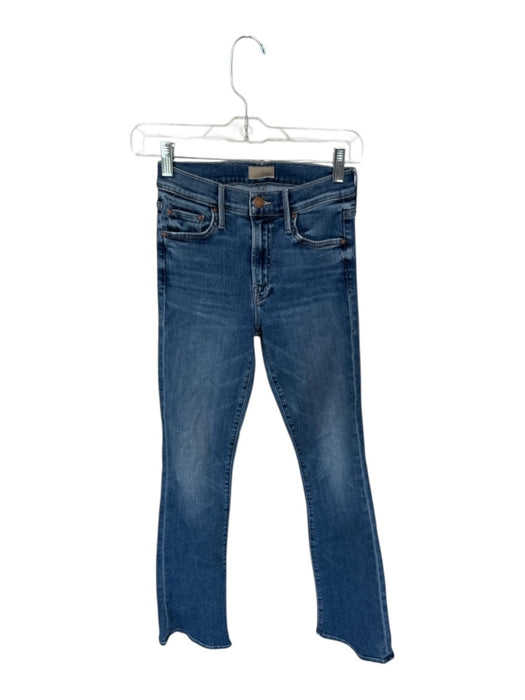 Mother Size 24 Med Dark Wash Cotton Blend Mid Rise Bootcut Jeans Med Dark Wash / 24