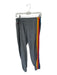 Aviator Nation Size XL Gray & multi Cotton Elastic Waist Side Stripe Pants Gray & multi / XL