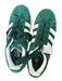Adidas Shoe Size 8.5 Green & White Suede Athletic Men's Sneakers Green & White / 8.5