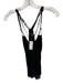 Armani Exchange Size XS Black Silk Strappy Razor Back Rope Strap Top Black / XS