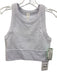 Alo Size M White Cotton Blend Tank Crop Athletic Top White / M