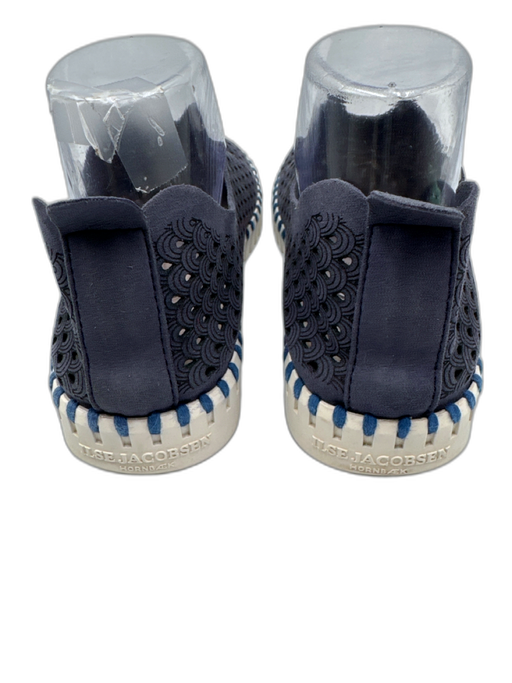Ilse Jacobsen Shoe Size 39 Slate Blue Leather Cut Outs Slip On Shoes Slate Blue / 39
