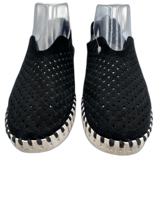Ilse Jacobsen Shoe Size 39 Black Leather Cut Outs Slip On Shoes Black / 39