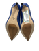 Veerah Shoe Size 8.5 Blue & Multi Vegan Leather Stiletto Pointed Toe Pumps Blue & Multi / 8.5
