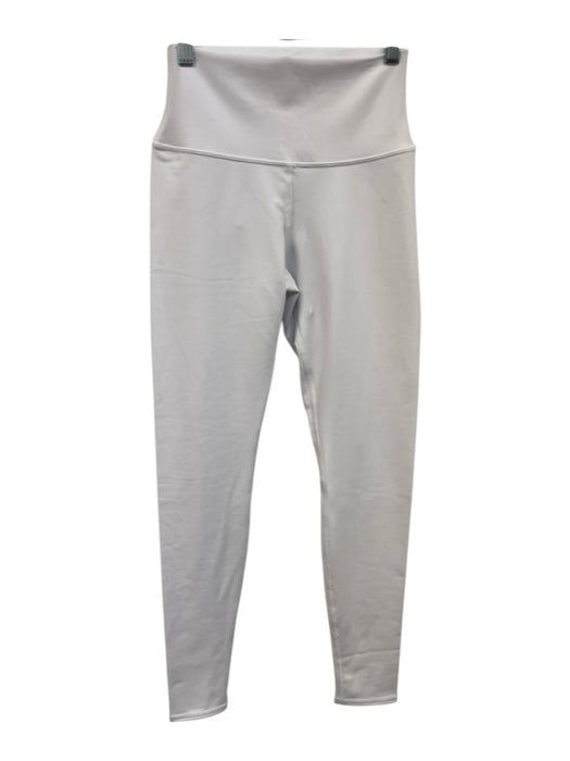 Alo Size S White Nylon Blend Athletic Full length High Waist Leggings White / S