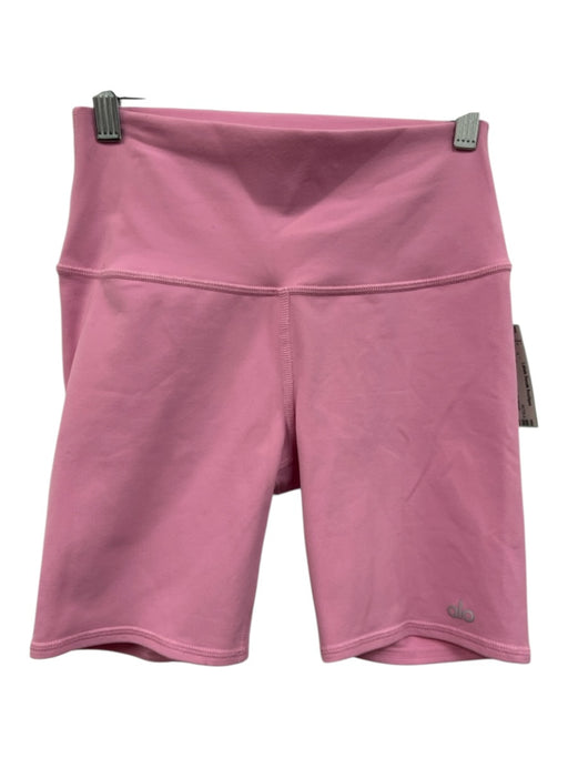 Alo Size S Pink Nylon Blend Athletic Shorts Pink / S