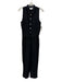 Bella Dahl Size S Black Tencel Lyocell Pockets Drawstring Waist Jumpsuit Black / S