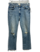Mother Size 30 Light Wash Cotton High Rise Zip Fly distressed Flare Jeans Light Wash / 30