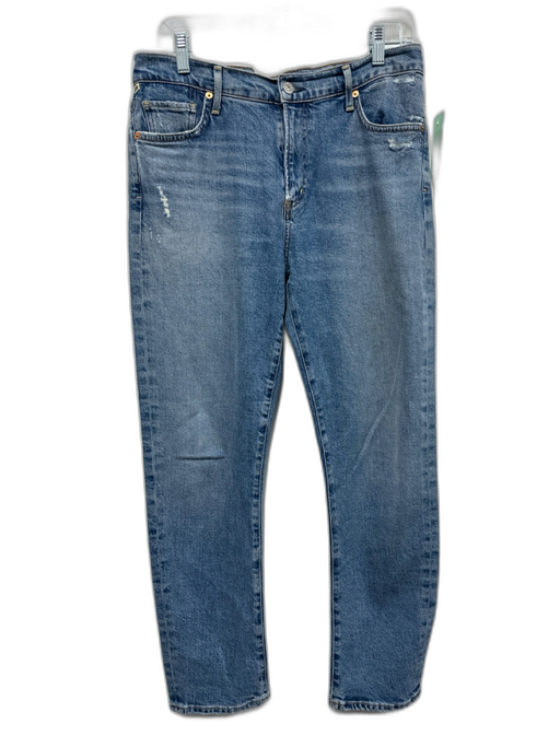 Citizens of Humanity Size 29 Medium Wash Cotton High Rise Slim Straight Jeans Medium Wash / 29