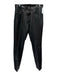 No Brand Size 35 Black Leather Solid Slim Khakis Men's Pants Black / 35