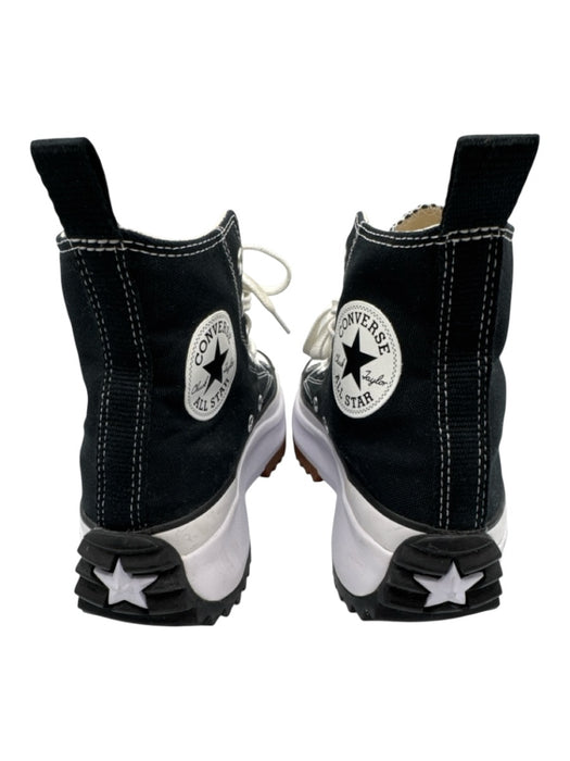 Converse Shoe Size 7.5 Black & White Canvas Lace Up Platform Lug Sole Sneakers Black & White / 7.5
