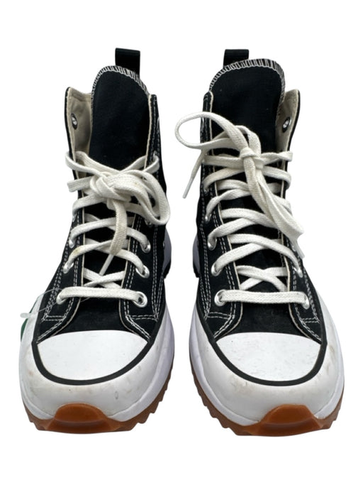 Converse Shoe Size 7.5 Black & White Canvas Lace Up Platform Lug Sole Sneakers Black & White / 7.5