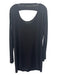 Rag & Bone Size M Black Rayon & Polyester Boat Neck Back Cut Out Dress Black / M