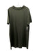 COS Size M Olive Green Cotton Mock Neck Short Sleeve Shirt Dress Dress Olive Green / M