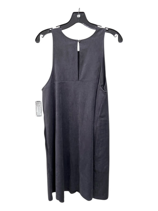 Wilfred Size M Gray Polyester Suede Sleeveless Back Keyhole Shift Dress Gray / M