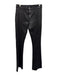 Ramy Brook Size 27 Black Cotton & Viscose Faux Leather Shimmer Bootcut Pants Black / 27