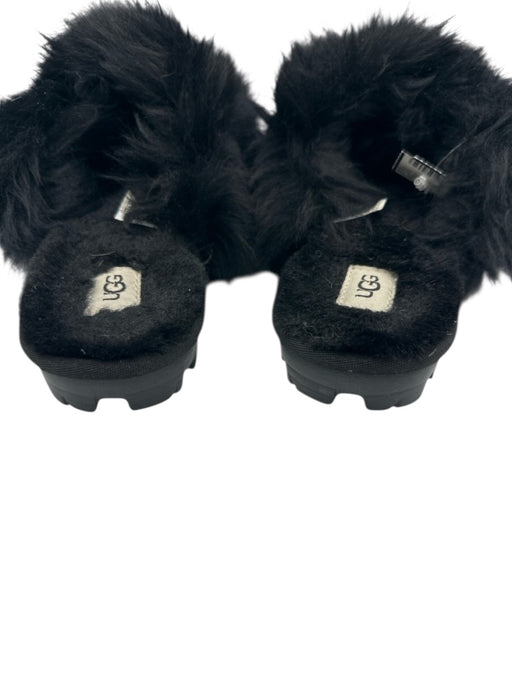 Ugg Shoe Size 8 Black Fur Sandal Shoes Black / 8