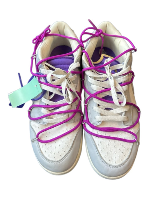 Nike x Off-White Shoe Size 13 New In Box Gray & Purple Canvas & Leather Sneakers Gray & Purple / 13