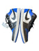 Nike Air Jordan Shoe Size 13 Blue & Black Leather Color Block Athletic Sneakers Blue & Black / 13