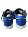 Nike Air Jordan Shoe Size 13 Blue & Black Leather Color Block Athletic Sneakers Blue & Black / 13