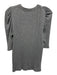 Veronica Beard Jeans Size M Gray Modal Blend Ribbed 1/2 Sleeve Puff Shoulder Top Gray / M
