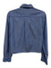 Rag & Bone Size L Blue & White Cotton Long Sleeve Striped Button Up & Collar Top Blue & White / L