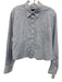 Rag & Bone Size M Blue & White Cotton Long Sleeve Vertical Stripes Top Blue & White / M