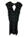 Proenza Schouler Size 6 Black, Red & White Silk Sleeveless Abstract Print Dress Black, Red & White / 6