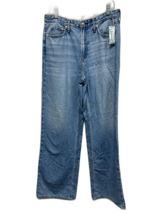 Rag & Bone Size 27 Light Wash Cotton Denim Zip & Button Contrast Stitch Jeans Light Wash / 27