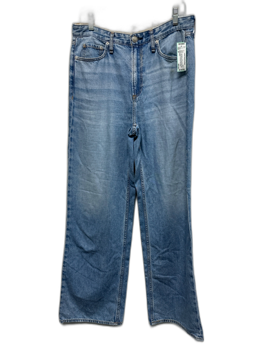 Rag & Bone Size 27 Light Wash Cotton Denim Zip & Button Contrast Stitch Jeans Light Wash / 27