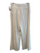 Donna Karan Size 8 Ivory Polyester Zip Fly Side Pocket Lined Trouser Pants Ivory / 8